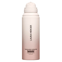 Laura Mercier Translucent Hydrating Setting Spray bottle closeup for lasting hydration
