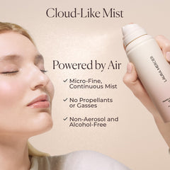 Laura Mercier Translucent Hydrating Setting Spray demonstrates Niacinamide for minimizing pores
