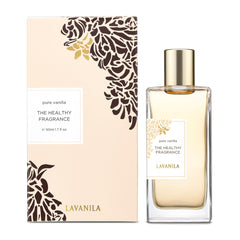 Close up of tonka bean with Lavanila Pure Vanilla perfume for depth