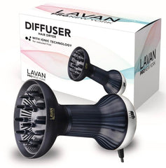 LAVANPRO NEW YORK diffuser hair dryer ionic technology for smoother, defined curls.