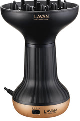 LAVANPRO NEW YORK diffuser hair dryer ionic technology smooths frizz for shiny curls.