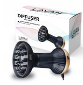 LAVANPRO NEW YORK diffuser hair dryer wide bowl delivers defined curls and gentle heat.