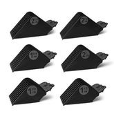 Lavest clipper guards 1.25–2.5 inches provide precise home haircut lengths.