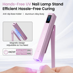 Lavinda LCD-display-nail-lamp provides clear readouts for precise curing sessions.