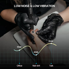 Lavinda nail drill coreless motor delivers quiet operation during sessions