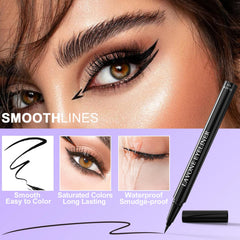 LAVONE Eyeliner Set swatch collection showing rich color payoff
