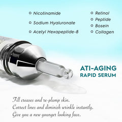 Lavtek Rapid Anti-Aging Serum ingredients close-up highlighting collagen