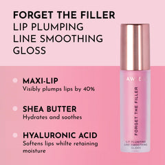 Lawless Forget the Filler applicator closeup highlights plush wand delivering comfortable shine