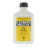 Layrite Daily Shampoo bottle with fresh eucalyptus aroma for a refreshed scalp cleanse
