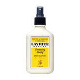 Layrite Grooming Spray bottle front for priming damp hair with extra volume.