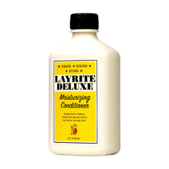 Layrite Moisturizing Conditioner on hair during application for smoother detangling.