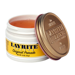Layrite Original Pomade hands applying for flexible, medium shine styling