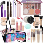LAZORA makeup palette compact with versatile shades for customizable day-to-night looks.