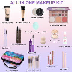 LAZORA travel makeup kit designed for on-the-go touch-ups and easy packing.