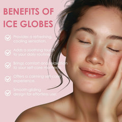 Lazzybeauty Ice Globes borosilicate glass durable daily cooling
