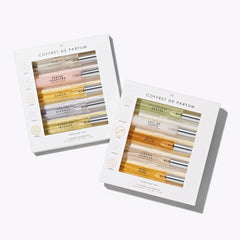 Le Monde Gourmand box set with 10 mini EDPs, travel-friendly collection for her.