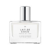 Le Monde Gourmand Lait de Coco spray bottle highlights creamy coconut scent for daily wear.