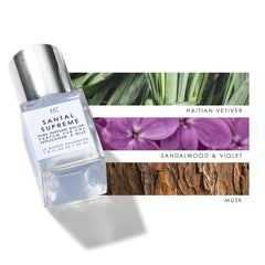 Le Monde Gourmand Santal Supreme cap and label detail conveys premium craftsmanship.