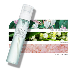 Le Monde Gourmand Sel Océan Fresh Mist spray captures on-the-go fragrance for quick mood uplift.