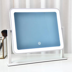 Leadzones rechargeable vanity mirror with front-lit design for precise makeup application.