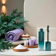 Leaf & Flower Tame & Fix Flyaway Stick demonstrates precision application to tame fringe lines.