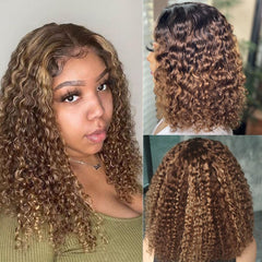 Lealife transparent lace front pre-cut close-up shows seamless hairline.
