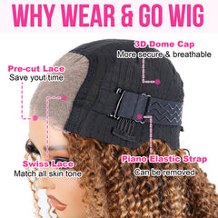 Lealife water-wave wig with 11A Brazilian hair for easy care.