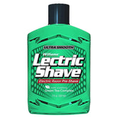 Lectric Shave Pre-Shave Original 7 oz 3-pack bottles on display for value and convenience.