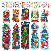 Leesgel Christmas full-arm tattoos 36 sheets for kids' festive costumes and party fun.
