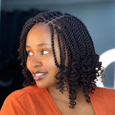 Leeven 8 packs Senegalese twist crochet hair pack - soft fibers for long wear