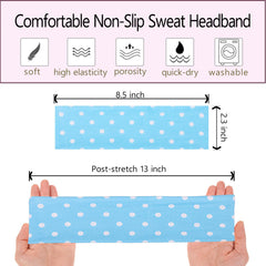 Leeven non-slip headband in use demonstrates secure fit during workouts.