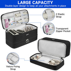 LEFOR·Z travel case with Dyson Airwrap pocket for protective on-the-go storage