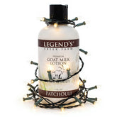Legend's Creek Goat Milk Lotion 9oz bottle close-up showing rich, deeply hydrating formula.