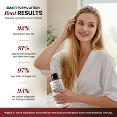Lemcuh Onion Biotin Shampoo application on hands with rich lather