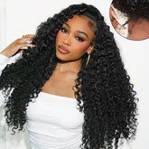 Lemiva deep-wave wig with breathable cap for secure all-day comfort.