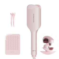 LENA S12 Beach Waver dual barrels deliver effortless beach waves.