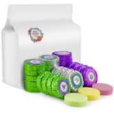 leoce shower steamers in foil packaging preserve aroma for longer, more immersive showers