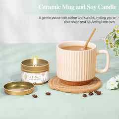 Lepiche lavender soy candle creating soothing ambiance