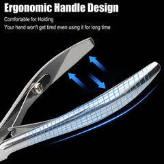 LePinko cuticle trimmer precise trim shot demonstrates neat cut lines