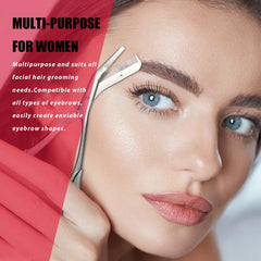 LePinko Eyebrow Trimming Scissors powder-steel blade for durable, long-lasting precision