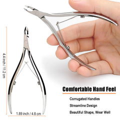 LePinko salon cuticle trimmer blade close-up shows sharp, durable blades.