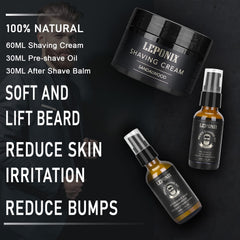 LEPONIX shaving kit brush bowl pairing for rich lather and classic grooming rituals