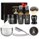 LEPONIX men's shaving kit straight razor for a precise, smooth shave every morning