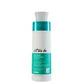 Let Me Be Hair Keratin Treatment bottle shows smoothing formula for home frizz control.