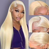 LETMIEO 613 lace-front hair closeup shows natural texture and movement.