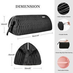 Leudes travel case open layout enables easy one-handed access.