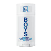 Level Up boys deodorant packaging shows kid-friendly design for all-day odor protection.