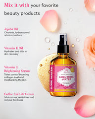 Leven Rose toner spray dispense demonstrates easy application for refreshed pore-prep routine