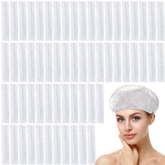 Leyndo bulk disposable shower caps pack for salon and home use
