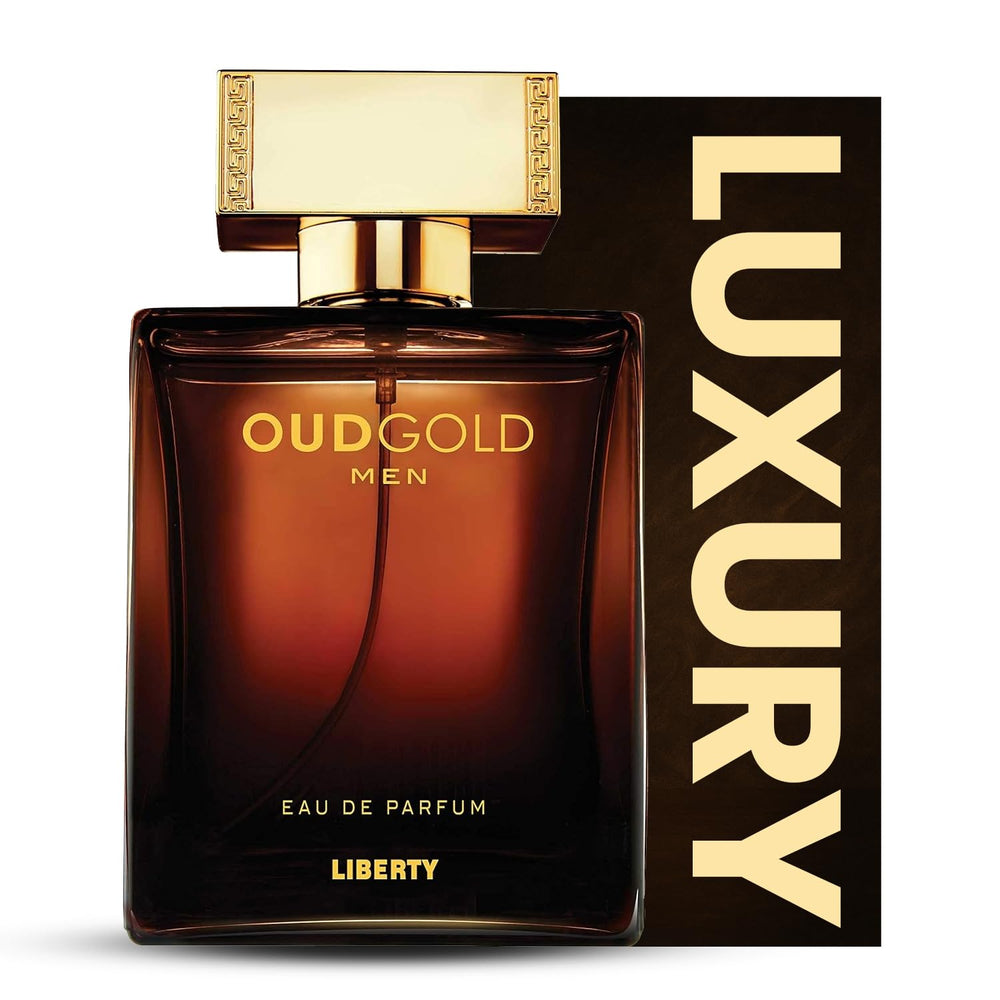 Liberty Oud Arabic Perfume bottle showcases bold Oud for lasting confidence.